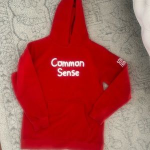 Boys Common Sense hoodie size large